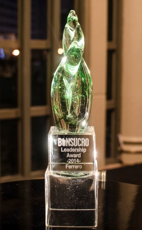 FERRERO GROUP ZÍSKALA OCENĚNÍ „BONSUCRO LEADERSHIP AWARD 2014“