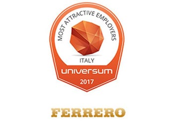 Ferrero ai vertici della classifica Universum “ITALY’S MOST ATTRACTIVE EMPLOYER”
