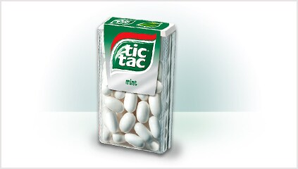 1969<br />Lancement de Tic Tac, le rebelle de la catégorie