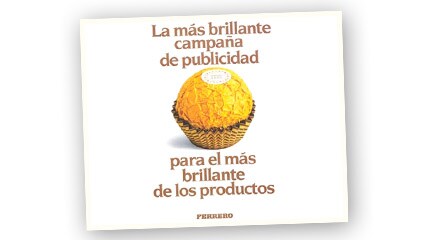 1989<br />Ferrero Rocher llega al mercado de los bombones. El éxito es extraordinario.