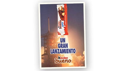 1994<br />Kinder Bueno conquista rápidamente a los consumidores españoles.