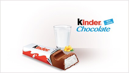 1968<br />Kinder Chocolate is launched