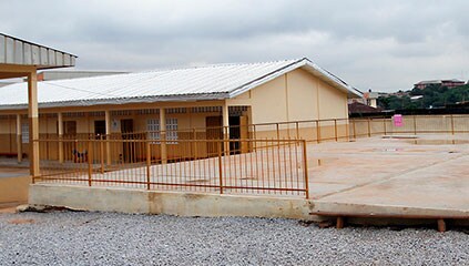 The renovated Cité Verte school