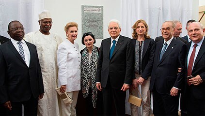 Visit of President of the Republic of Italy, Sergio Mattarella, to the Ferrero Plant in Yaoundé (18.03.2016)