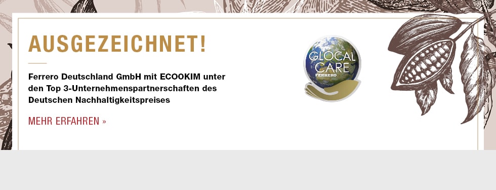 offizielle Website von Ferrero Deutschland