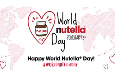 To Celebrate World Nutella Day, Nutella Gives Fans the Chance to Unlock 20,000 Coupons for a Free Jar of Nutella...