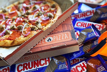 CRUNCH BAR® AND BLAZE PIZZA® TEAM UP TO MAKE THIS HALLOWEEN A LITTLE SWEETER