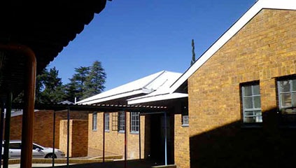 La scuola Japie Greyling (oggi ribattezzata Randvaal Primary School) dopo la ristrutturazione