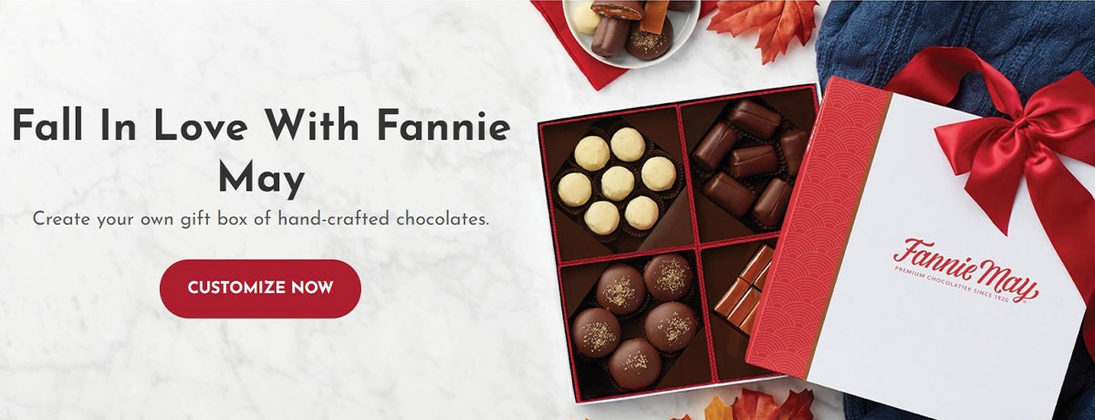 Fannie May®, maker of the Midwest's favorite chocolate treats for over 100 years, now available nationwide online