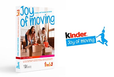 Nuovo manuale Kinder Joy of Moving al salone del libro di Torino