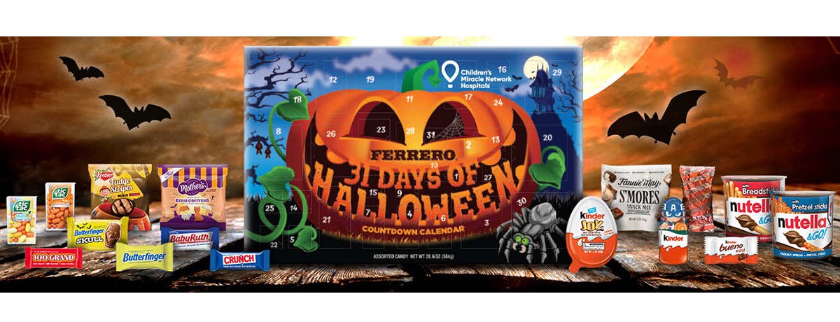 Get a Limited-Edition Ferrero 31 Days of Halloween Countdown Calendar with a $31 Donation to Children’s Miracle Network