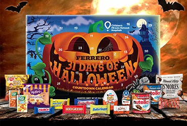 Get a Limited-Edition Ferrero 31 Days of Halloween Countdown Calendar with a $31 Donation to Children’s Miracle Network