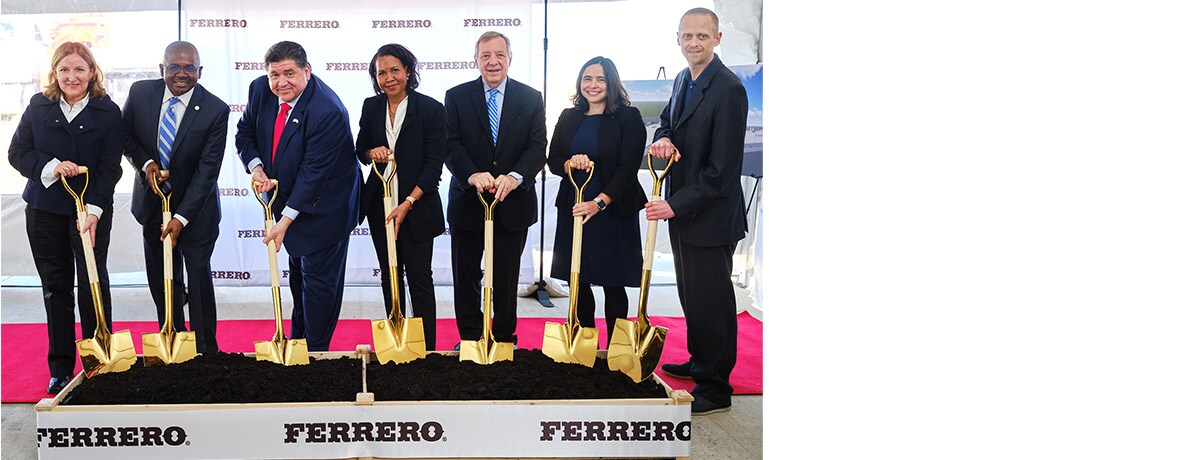 Ferrero breaks ground on new $214 million Kinder Bueno production facility in Bloomington, IL