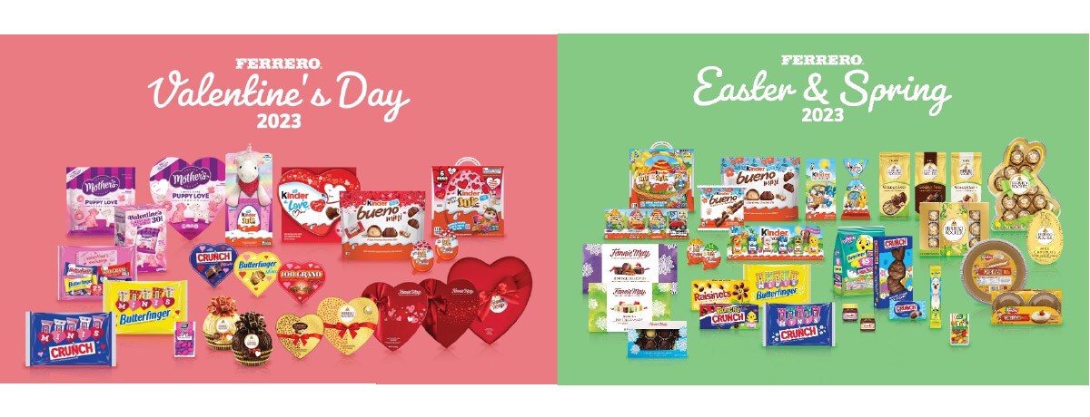 Ferrero Rolls Out New and Returning Valentine’s Day and Easter Treats