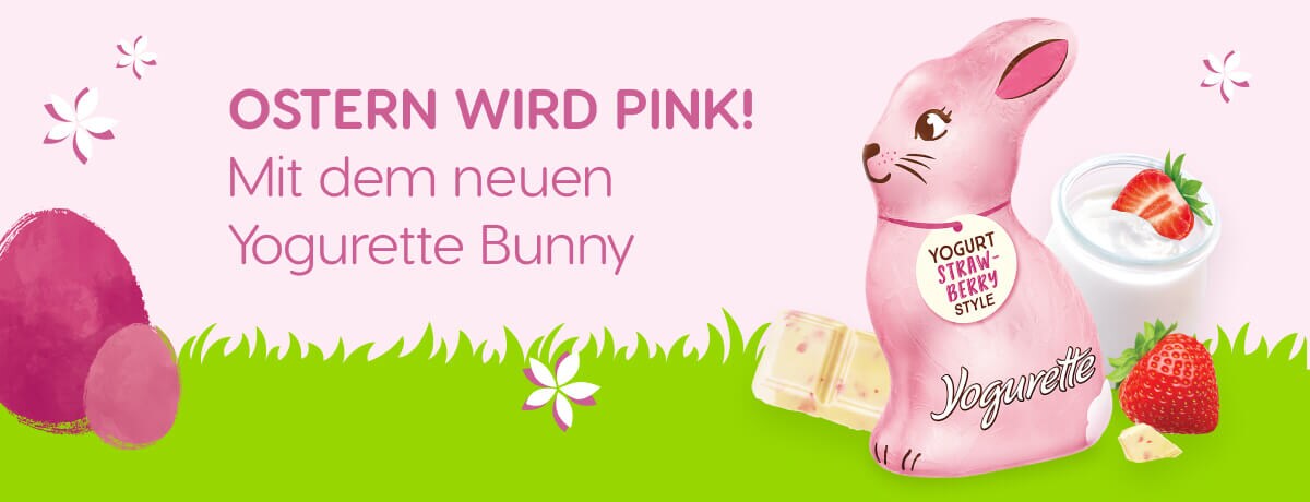 Jetzt neu: Yogurette Bunny „Yogurt Strawberry Style“