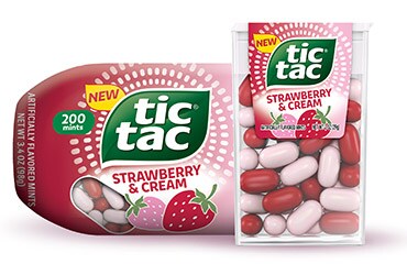 Tic Tac® Debuts Brand New Strawberry & Cream Flavor at The First-Ever Tic Tac Experience in New York City