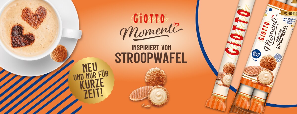 Jetzt neu: GiOTTO Momenti inspiriert von Stroopwafel
