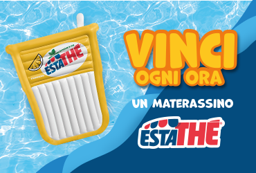 Con Estathé vinci un materassino gonfiabile - 2023