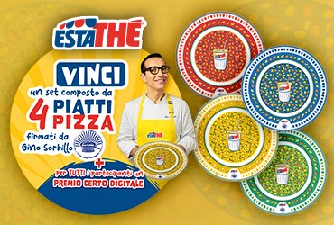 Con Estathé vinci piatti pizza - 2023