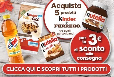 Ferrero ti offre uno sconto sulla consegna - Iperal - Settembre 2023