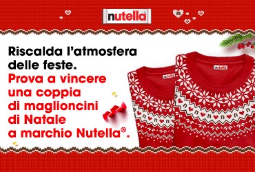 Nutella® Maglioncini di Natale 2023
